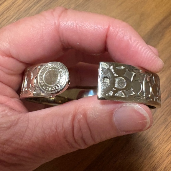 Coach silver-tone bangle bracelet - Picture 7 of 7
